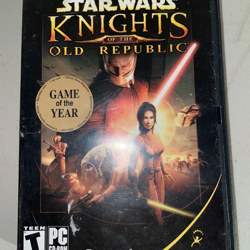 Star Wars knights of the old republic PC game